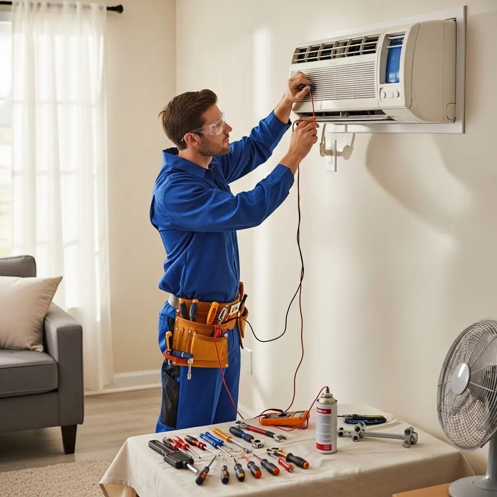 Kula Whirlpool Whirlpool klima gaz dolumu ve bakım – Enerji verimliliği artırıldı. - Teknik servis örneği